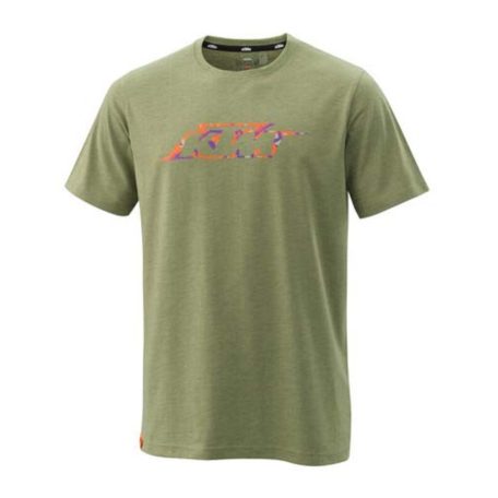 CAMO TEE GREEN MELANGE L